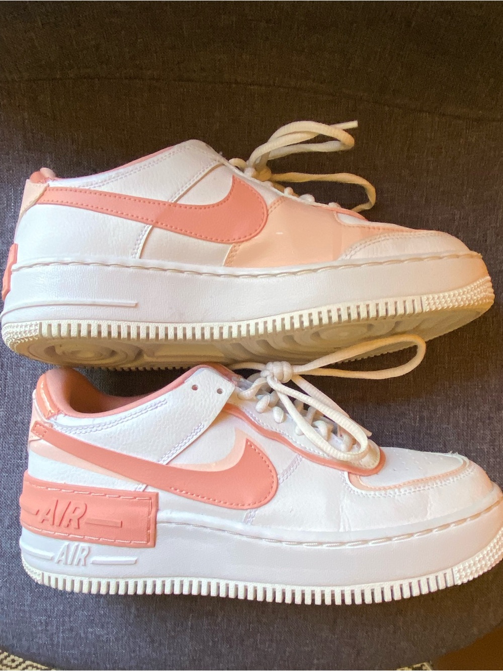 Nike Air Force One Shadow Washed Coral Sneakers
